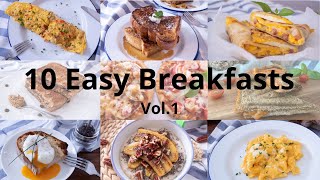 Top 10 Easy Breakfast  10道簡易早餐｜Breakfast Recipes  Breakfast Ideas  早餐食譜 [upl. by Nally]