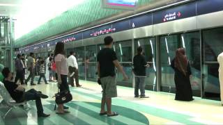 Dubai Metro in HD [upl. by Nylekcaj624]