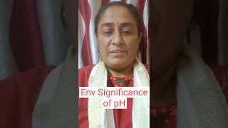 Environmental Significance of pH in Hindi  shortsfeed gtu shortvideo shortsyoutubeCivil101 [upl. by Morette]