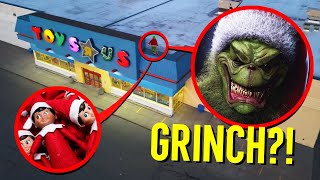 DRONE CATCHES GRINCH AND ELF ON THE SHELF AT HAUNTED TOYS R US HE CAPTURED ME [upl. by Mckee239]