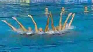 Synchronized Swimming  Brasil Team 2007 Fina World Champio [upl. by Akimik]