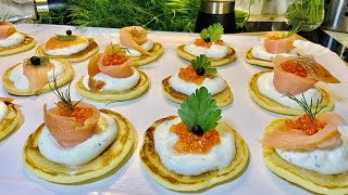 Blinis au saumon 🐟😋🎉👌 [upl. by Bellanca]