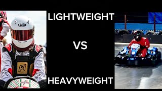 Qualifying Showdown  Lightweight Vs Heavyweight  TeamSport Karting Nottingham [upl. by Sandro]