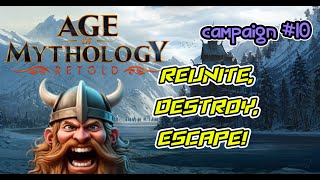 Age of Mythology Retold  Norse Portion  Stuck in a Pass But Smashing Gargarensis Forces 🪓❄️ [upl. by Jesse]