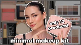 MY MINIMALIST MAKEUP KIT ✨ 3 Looks Using Only 12 Products tried amp tested [upl. by Nork]