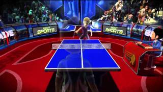 Kinect Sports Table Tennis Gameplay HD [upl. by Enomal590]