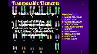 CC12 Transposable Genetic Elements Lecture 1 [upl. by Torosian]