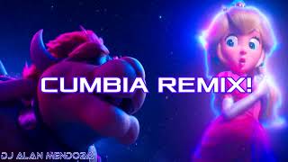 Bowser  Peaches Cumbia Remix  The Super Mario Bros Movie [upl. by Tullus357]