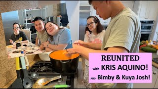 REUNITED with Kris Aquino And Bimby amp Josh  Darla Sauler [upl. by Ambros]