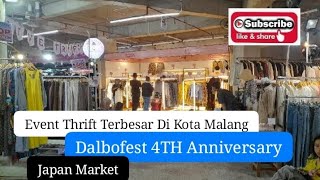 EVENT THRIFTING TERBESAR DI KOTA MALANG  DALBOFEST 4TH ANNIVERSARY  JAPAN MARKET [upl. by Felita519]