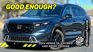 2024 Honda CRV Hybrid AWD Sport Touring  Good Enough to Ward Off Newcomers [upl. by Rockwell805]