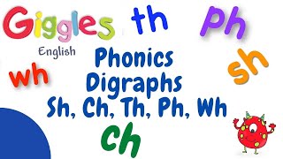 Phonics Digraphs  sh ch th wh ph [upl. by Rainwater]