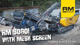 RM 90GO  Onsite recycling with RUBBLE MASTER [upl. by Polk]