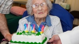 Oldest Person Alive Dies at 116 in Georgia [upl. by Nauqaj392]