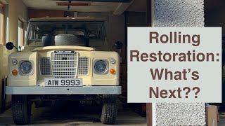 Land Rover Series 3  Whats next in the rolling restoration And how do I fix my Fairey Overdrive [upl. by Bertilla353]