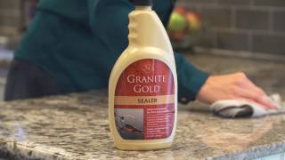 How to Seal Granite Countertops and Other Natural Stone [upl. by Gerhan]