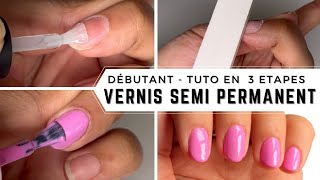 Les techniques indispensables pour une pose de vernis SEMIPERMANENT réussie à la maison DÉBUTANT [upl. by Darrick132]