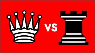 Chess Endgame Queen  King vs Rook  King Philidor [upl. by Irakuy334]