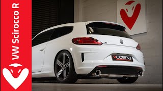 VW Scirocco R 20 TSI Cobra Sport Turbo Back Performance Exhaust [upl. by Verene]