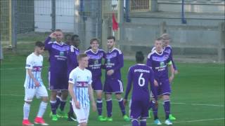 Andonline PO1 U21 Anderlecht  Genk Kobe Cools goal [upl. by Eekcaj118]