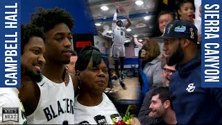 Campbell Hall CA vs Sierra Canyon CA  2020 Senior Night  ESPN Broadcast Highlights [upl. by Esoryram]