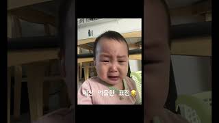 하고 싶은걸 못햇을때 반응 육아 일상 daily 아기 baby [upl. by Nillor]