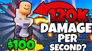 HOW GOOD IS TOILET MAN Roblox Toilet Tower Defense [upl. by Spada]