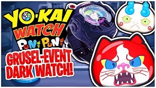 GRUSELIGES Dark Watch Event Dark Jibanyan amp Komasan  YoKai Watch Puni Puni Deutsch [upl. by Berhley518]