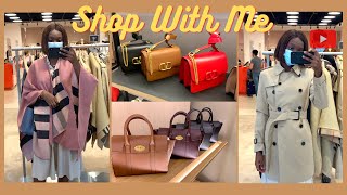 Bicester Village shopping Vlog  Burberry Valentino Mulberry Saint Laurent [upl. by Aynav]