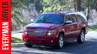 Heres the 2013 Chevrolet Suburban LTZ Review on Everyman Driver [upl. by Ramirol]