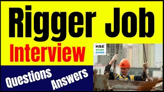 Rigger Interview Questions amp Answers in Hindi  Rigger Interview  Rigger Job QA  HSE STUDY GUIDE [upl. by Louella423]