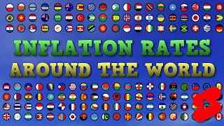 The countries with the highest inflation rates [upl. by Ardnama]