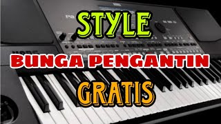 style BUNGA PENGANTIN korg pa 300 600 700triaz 2019 [upl. by Jegger]