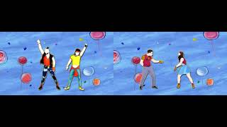 99 Luftballons  Rutschen PlanetenNena  Beta choreo vs Final  Just Dance 2014 [upl. by Llennahs]