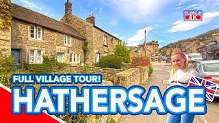 HATHERSAGE  Tour of Hathersage in the Derbyshire Dales Peak District Village in 4K [upl. by Eatnoid232]