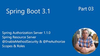 Spring Boot 310  Authorization Server 110  Resource Server EnableMethodSecurity PreAuthorize [upl. by Dj]