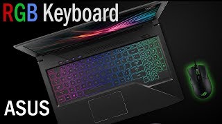 How to Setup Keyboard RGB Lighting Effect on ASUS Gaming Laptops [upl. by Arrio]