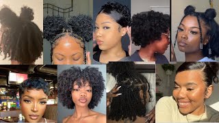 💜😍2022Cute and trendy Instagram hairstyles for short hair baddies😍💜 [upl. by Kcirneh591]