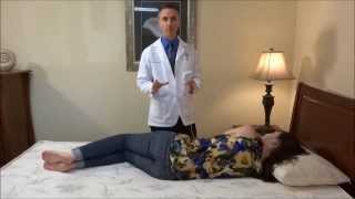 Doctors innovative airbed demonstration of AirPedic Mattress [upl. by Airdnekal188]