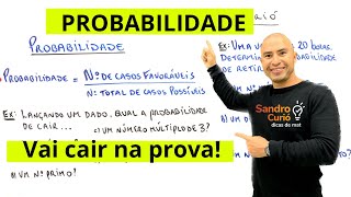 PROBABILIDADE MATEMÁTICA  RÁPIDO e FÁCIL [upl. by Littman]