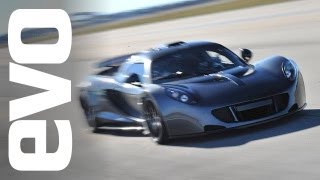 Hennessey Venom GT Guinness World Record 0300kph run  evo TV [upl. by Hungarian255]