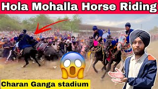 Anandpur sahib hola mohalla 2024  Anandpur sahib hola mohalla house riding  charan Ganga stadium [upl. by Ettevi319]