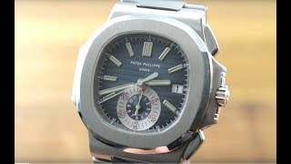 Patek Philippe Nautilus Chronograph 59801A001 Patek Philippe Watch Review [upl. by Arihat]