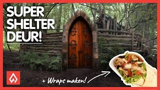 SUPER SHELTER Deur maken en wraps bakken  sketch  Dutch Outdoor Group [upl. by Razal]