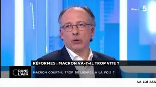 Réformes  Macron vatil trop vite   Les questions SMS cdanslair 21022018 [upl. by Mighell]