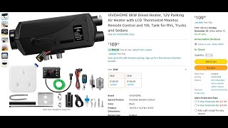 8KW Diesel Heater From Amazon [upl. by Ynahpets]