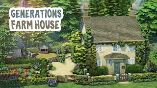 3 Generations Farm House 🐓  The Sims 4 Speed Build [upl. by Nna164]