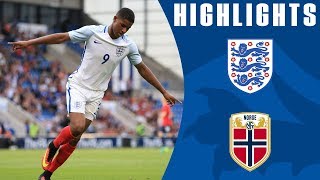 Rashfords hattrick  England U21 61 Norway U21  Goals amp Highlights [upl. by Taite]