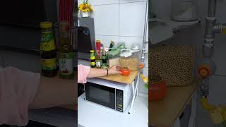 The microwave rack I bought has multiple layers of storage which makes the kitchen clean [upl. by Yeslrahc]