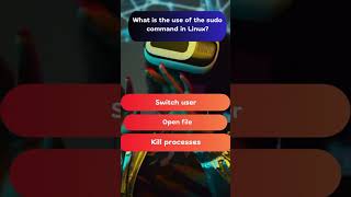 What is the use of the sudo command in Linux quiz [upl. by Nelac]